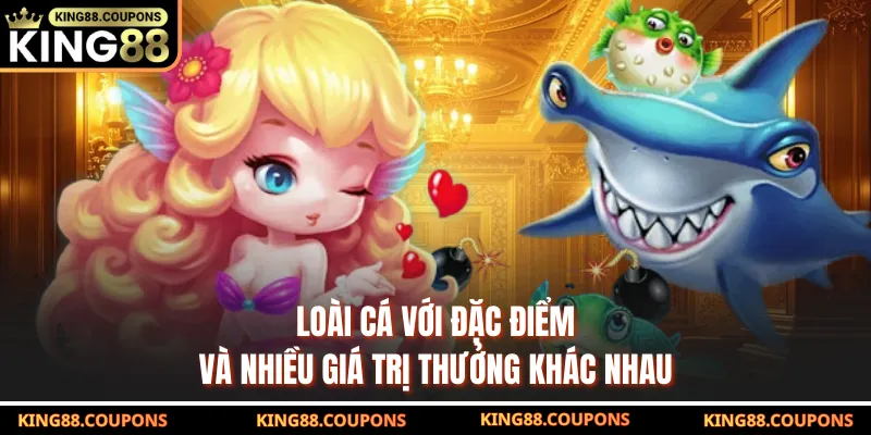 Loài cá với đặc điểm và nhiều giá trị thưởng khác nhau